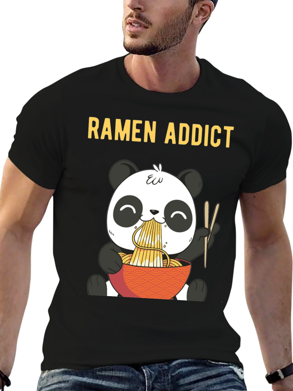 Ramen Addict Panda Graphic Tee