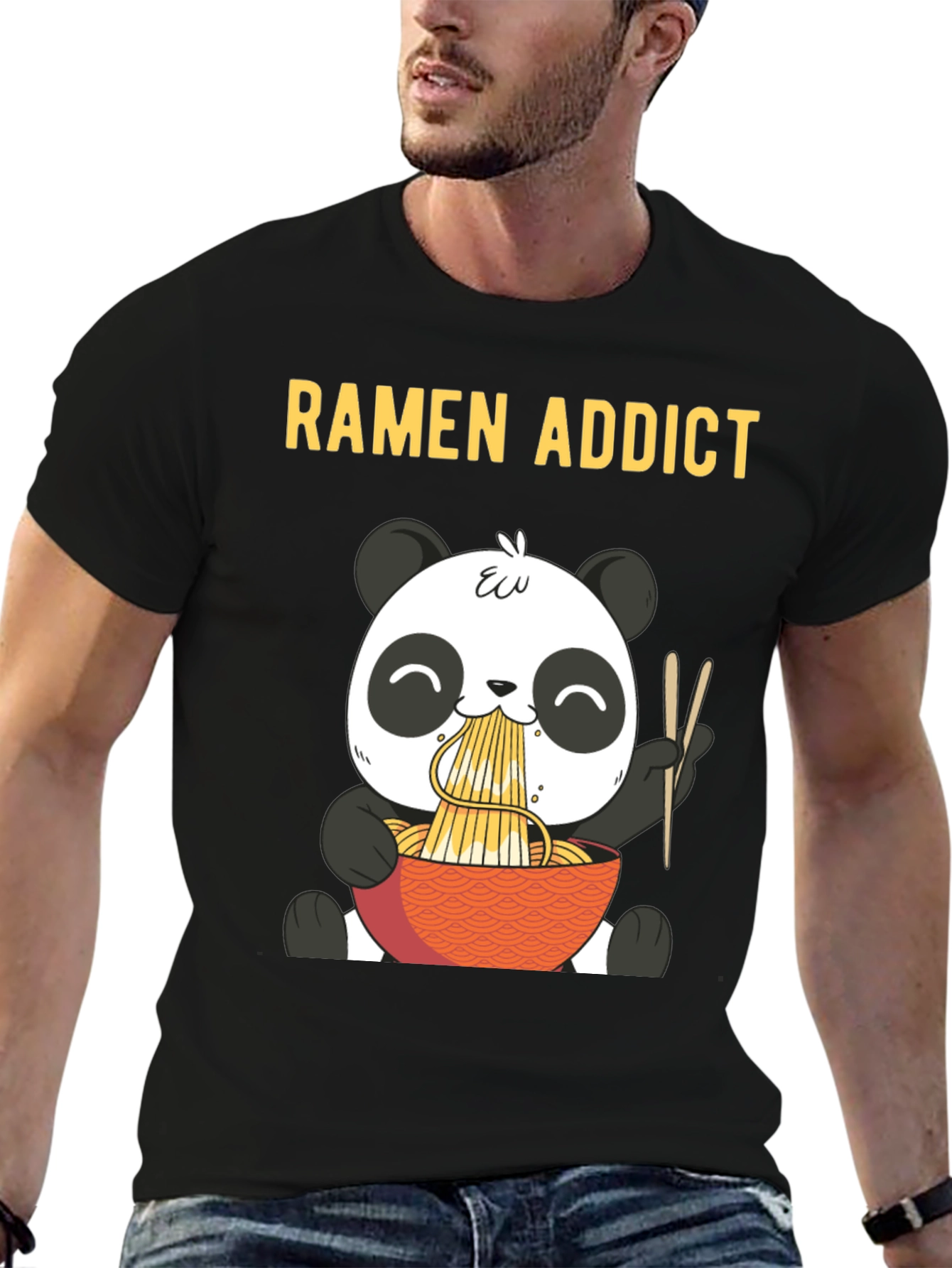 Ramen Addict Panda Graphic Tee