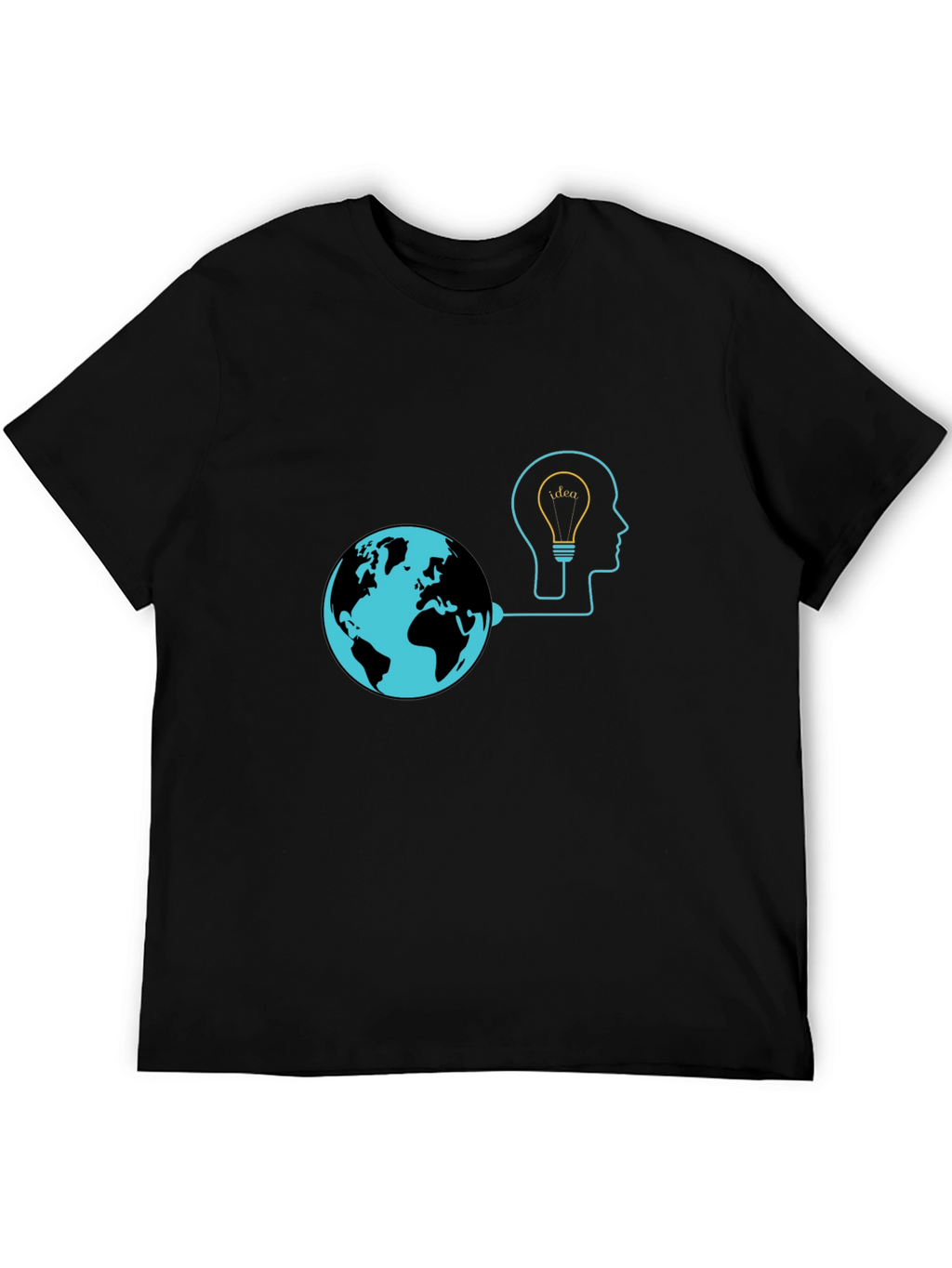 Global Idea Black T-Shirt