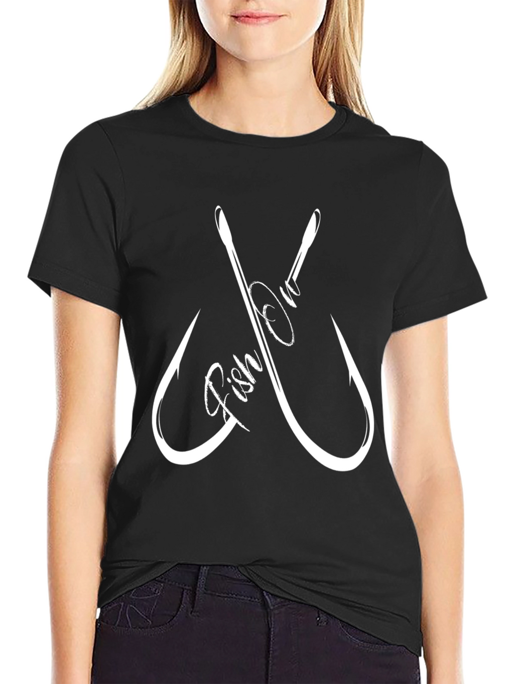Fish On! Graphic Tee - Black
