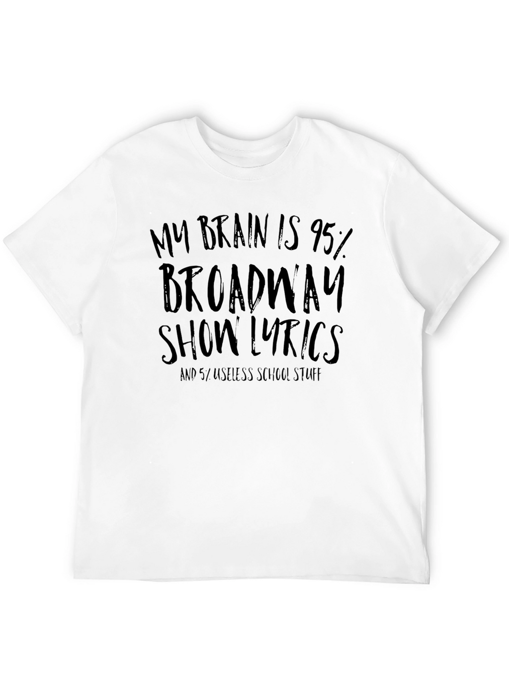 Broadway Show Lyrics Graphic T-Shirt