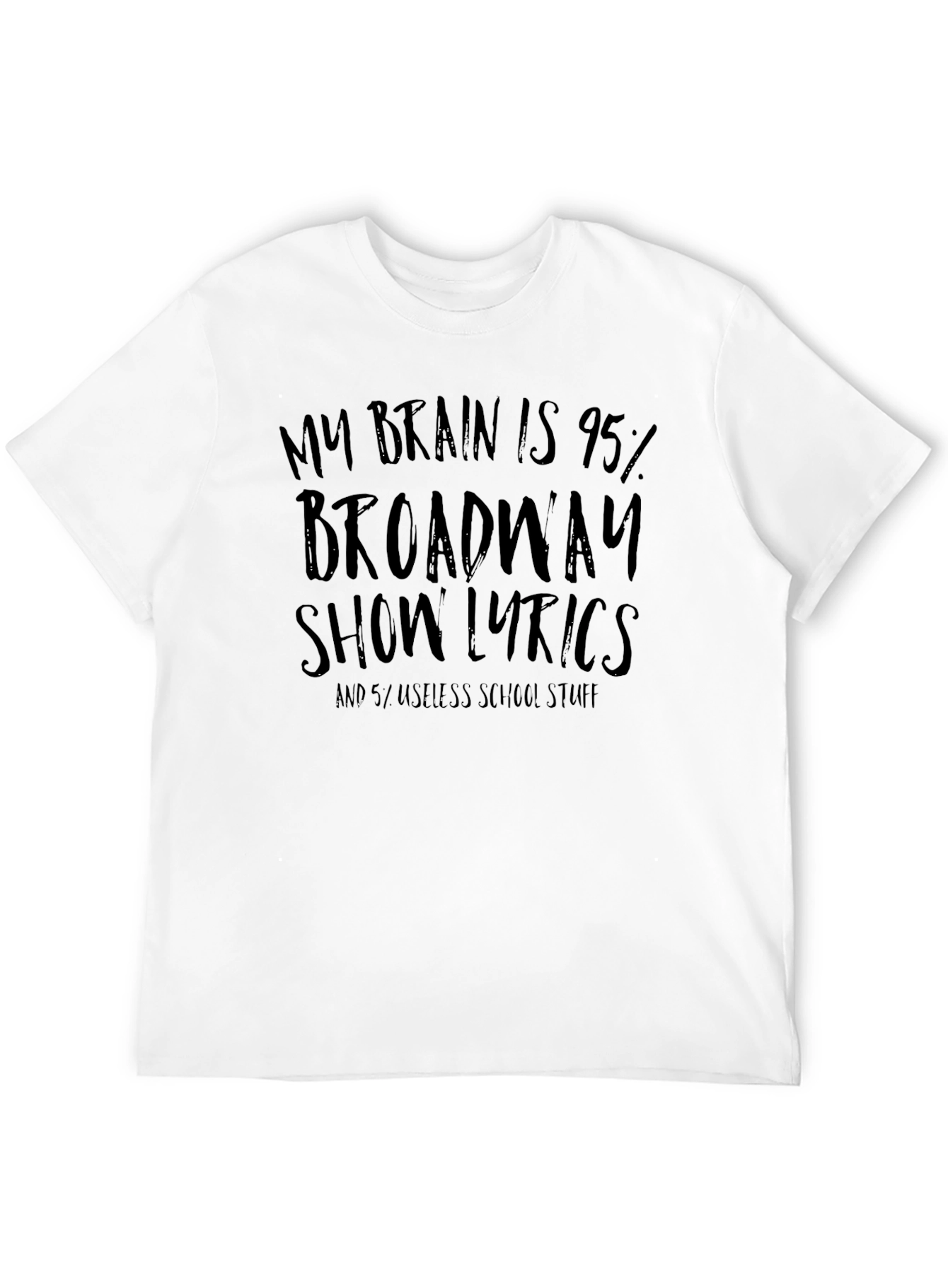 Broadway Show Lyrics Graphic T-Shirt
