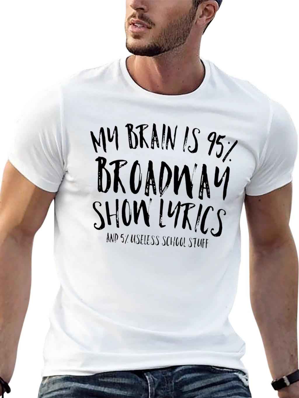 Broadway Show Lyrics Graphic T-Shirt