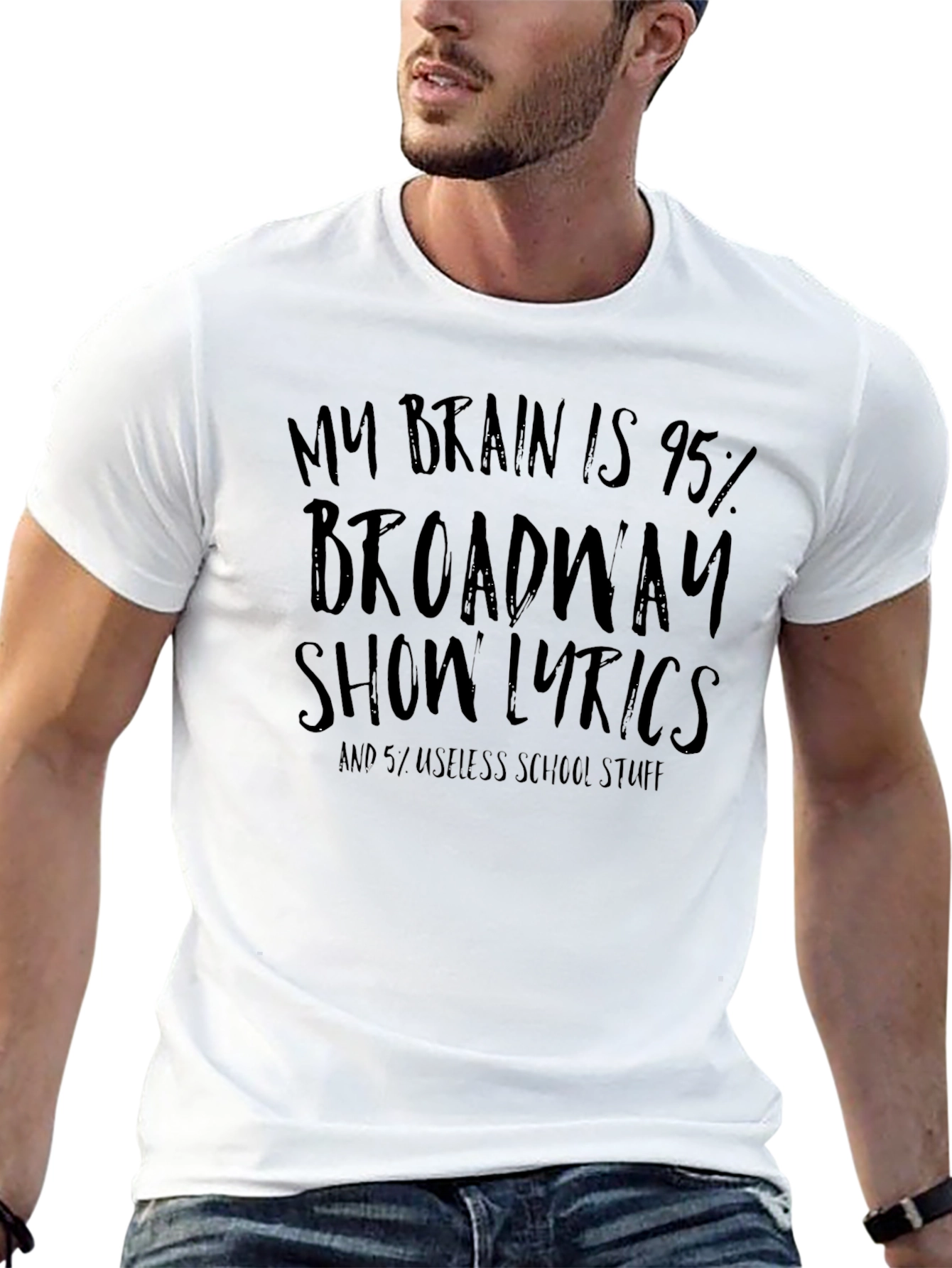 Broadway Show Lyrics Graphic T-Shirt