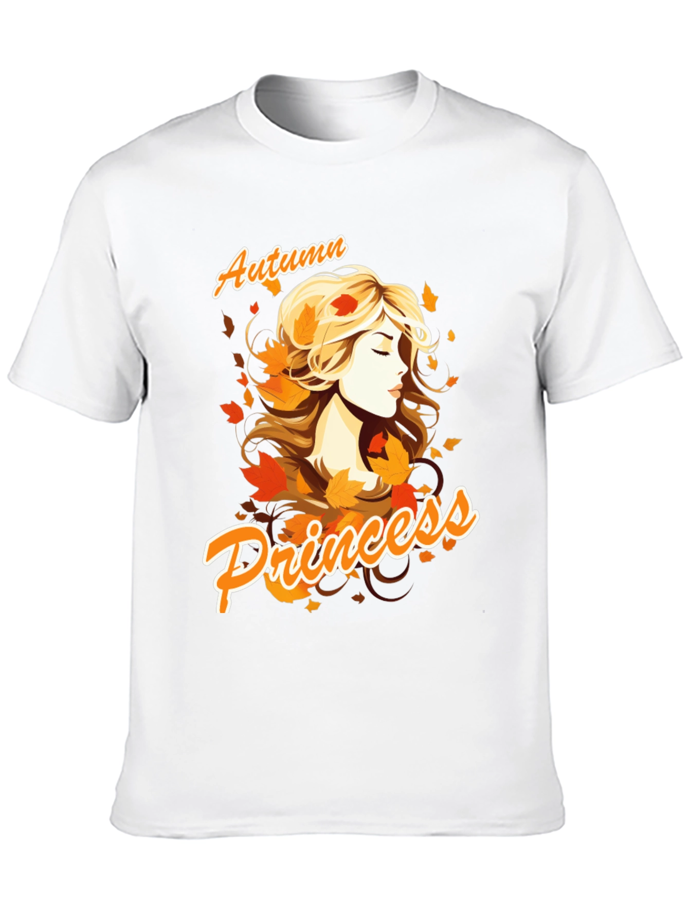 Autumn Princess Graphic Tee - Black