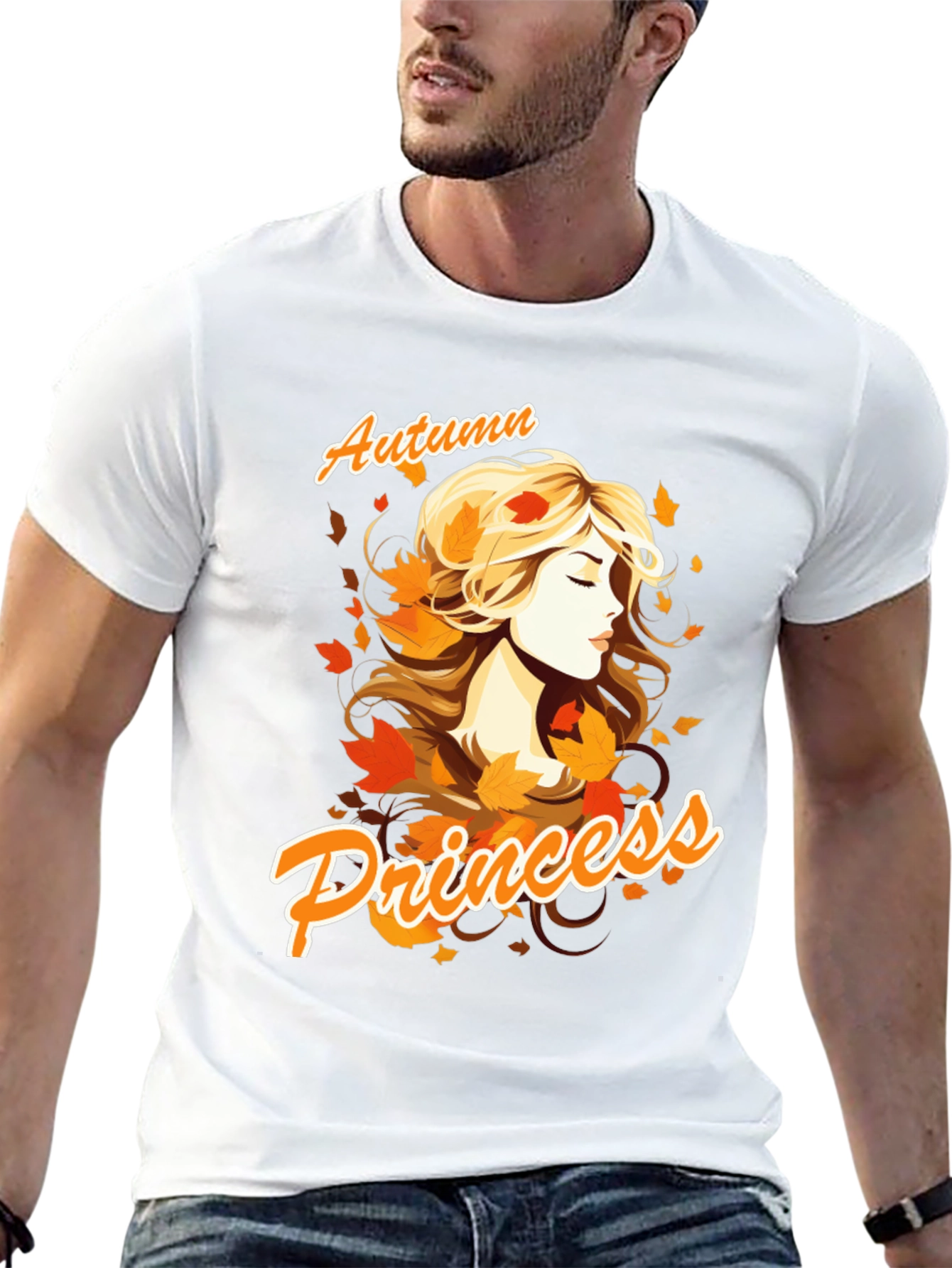 Autumn Princess Graphic Tee - Black