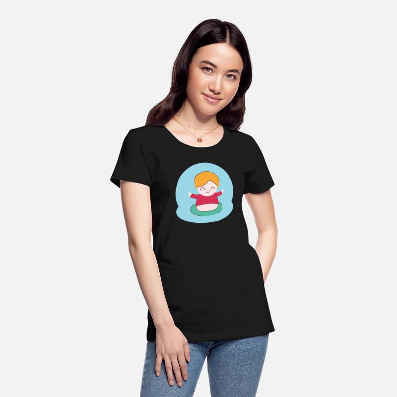 kawaii baby little child smile and feel joy