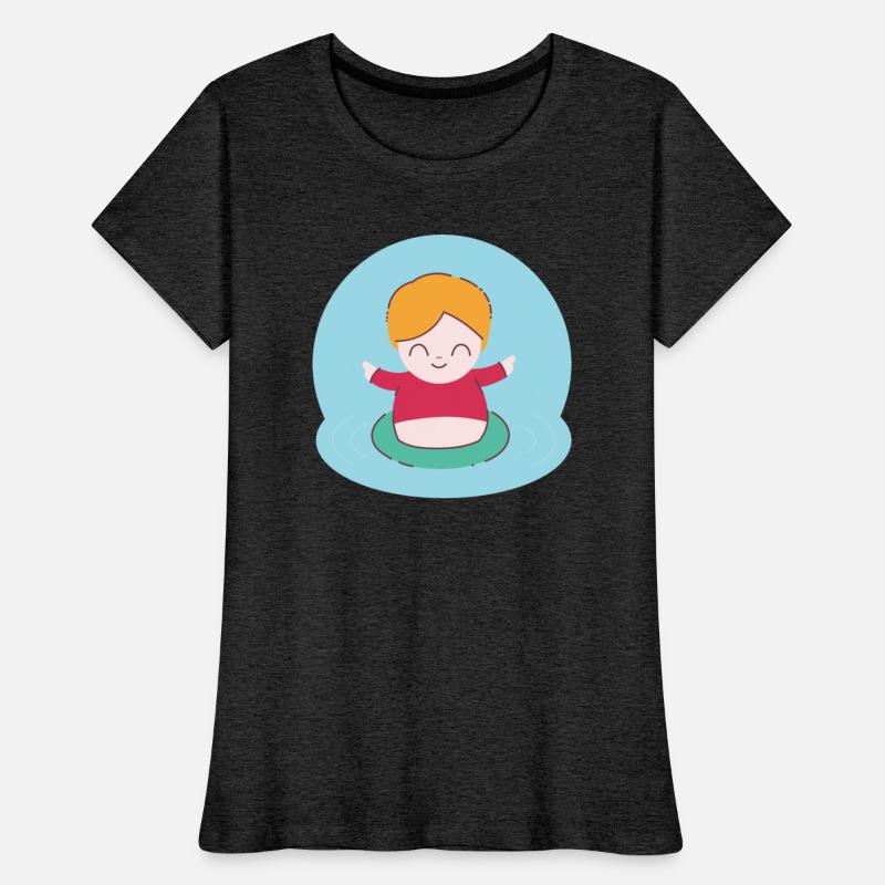 kawaii baby little child smile and feel joy