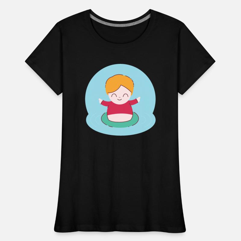 kawaii baby little child smile and feel joy