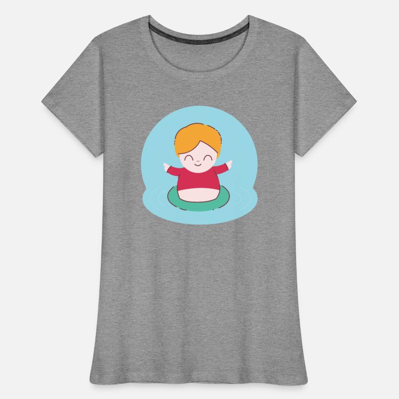 kawaii baby little child smile and feel joy