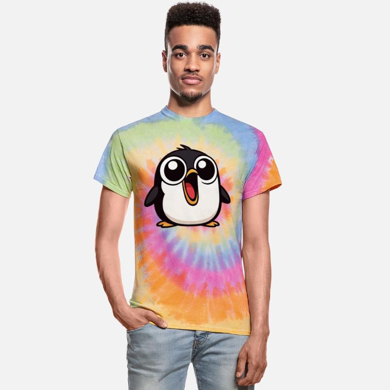 Kawaii penguin excited cartoon cute for kids