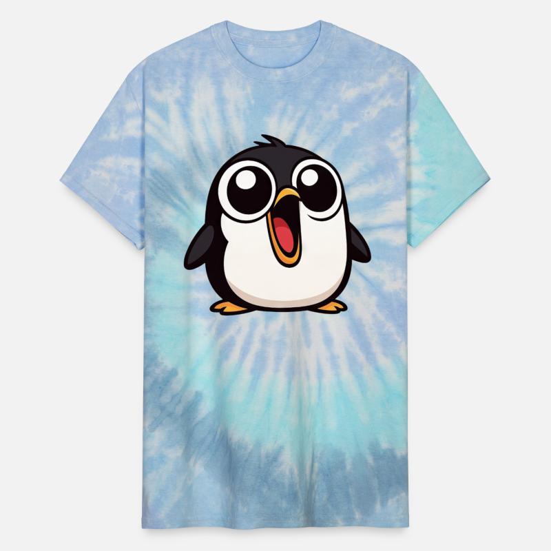 Kawaii penguin excited cartoon cute for kids