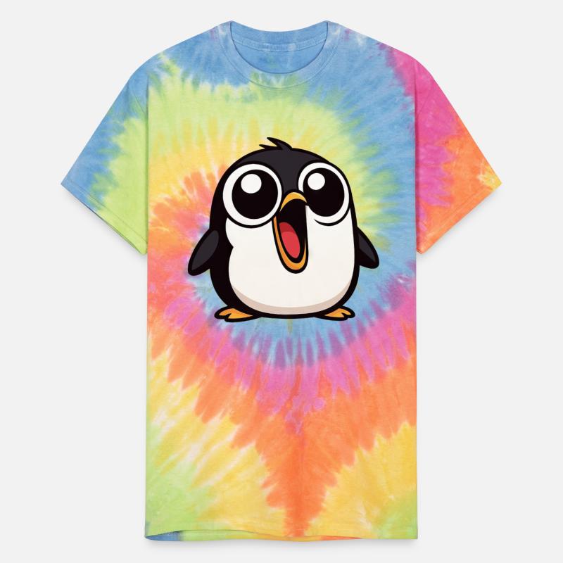 Kawaii penguin excited cartoon cute for kids
