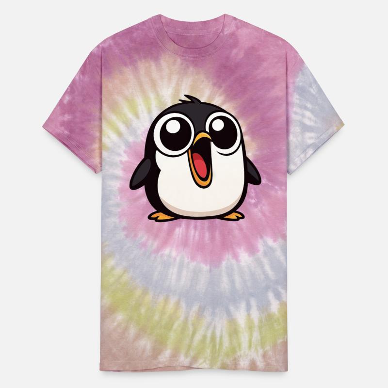 Kawaii penguin excited cartoon cute for kids