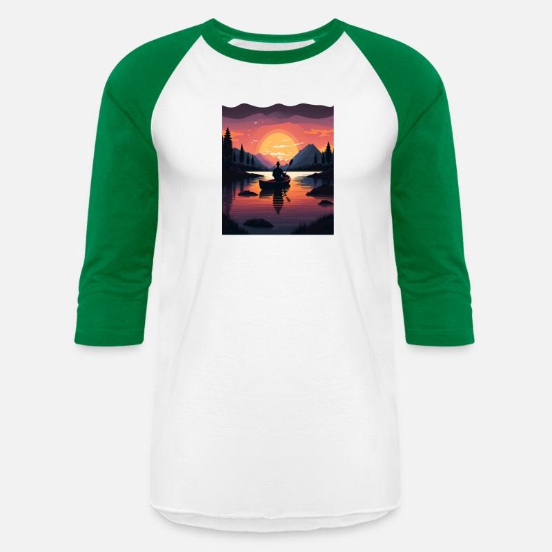 Kayaking River Camper River Boating In Sunset