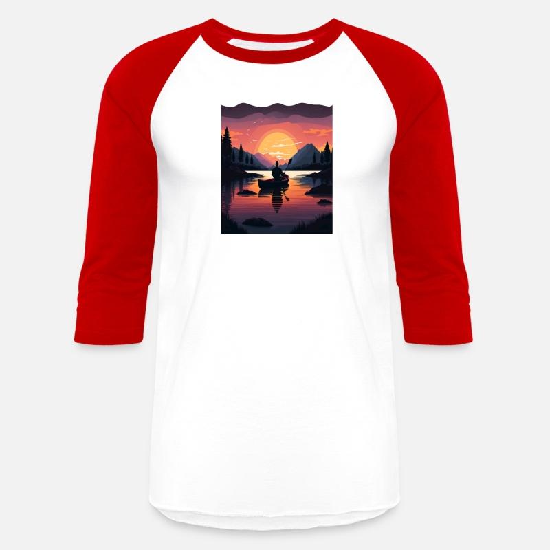 Kayaking River Camper River Boating In Sunset