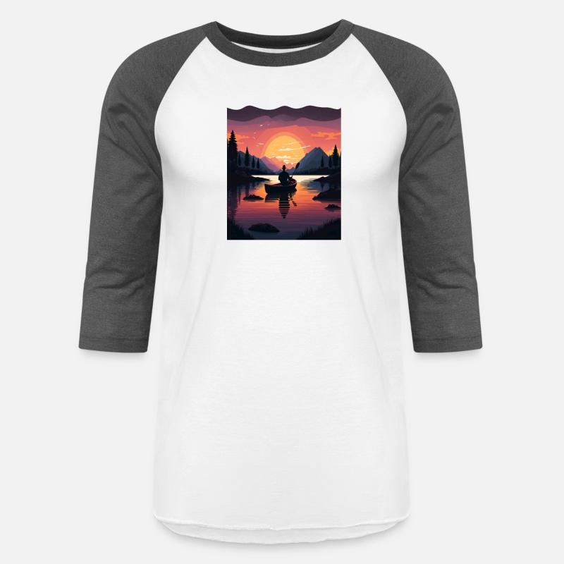 Kayaking River Camper River Boating In Sunset