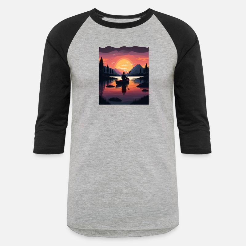 Kayaking River Camper River Boating In Sunset