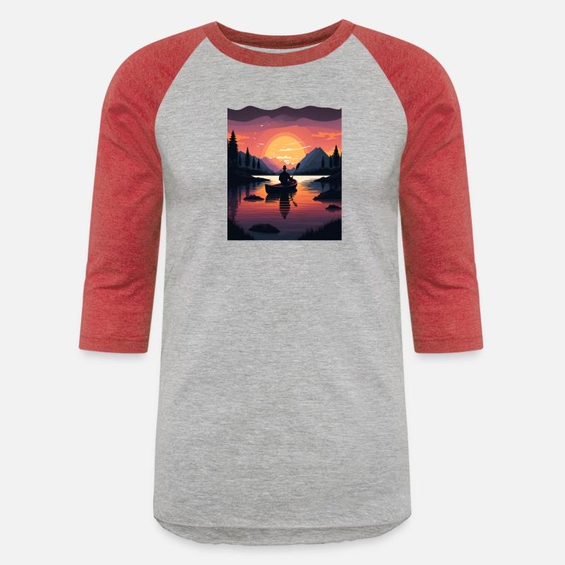 Kayaking River Camper River Boating In Sunset