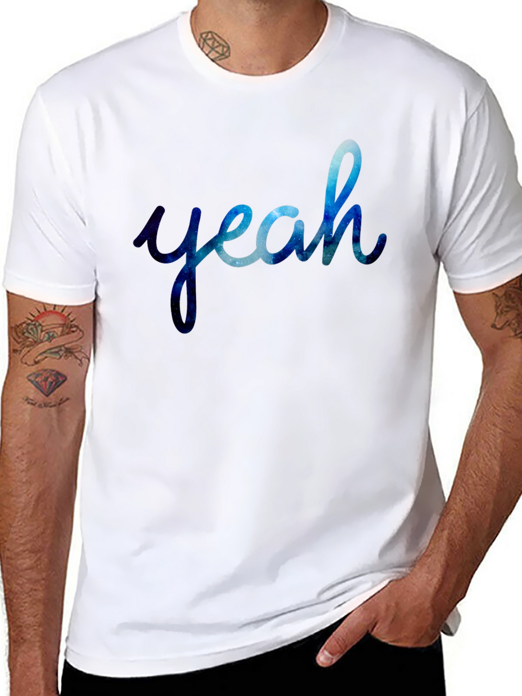 Cool Yeah Galaxy T-Shirt - Trendy Graphic Tee