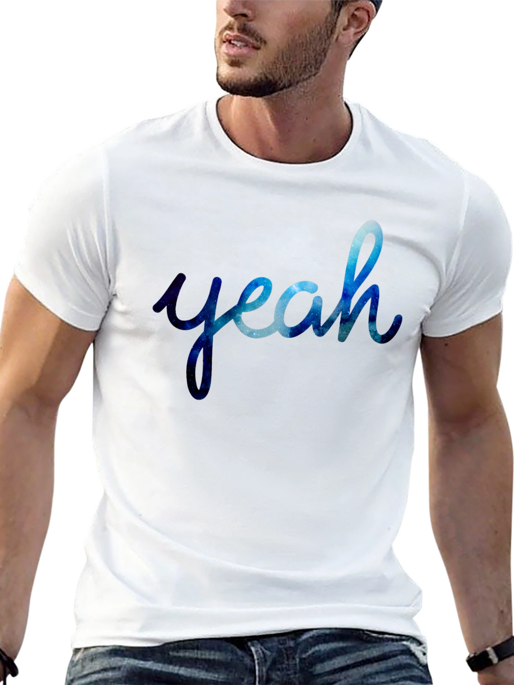 Cool Yeah Galaxy T-Shirt - Trendy Graphic Tee