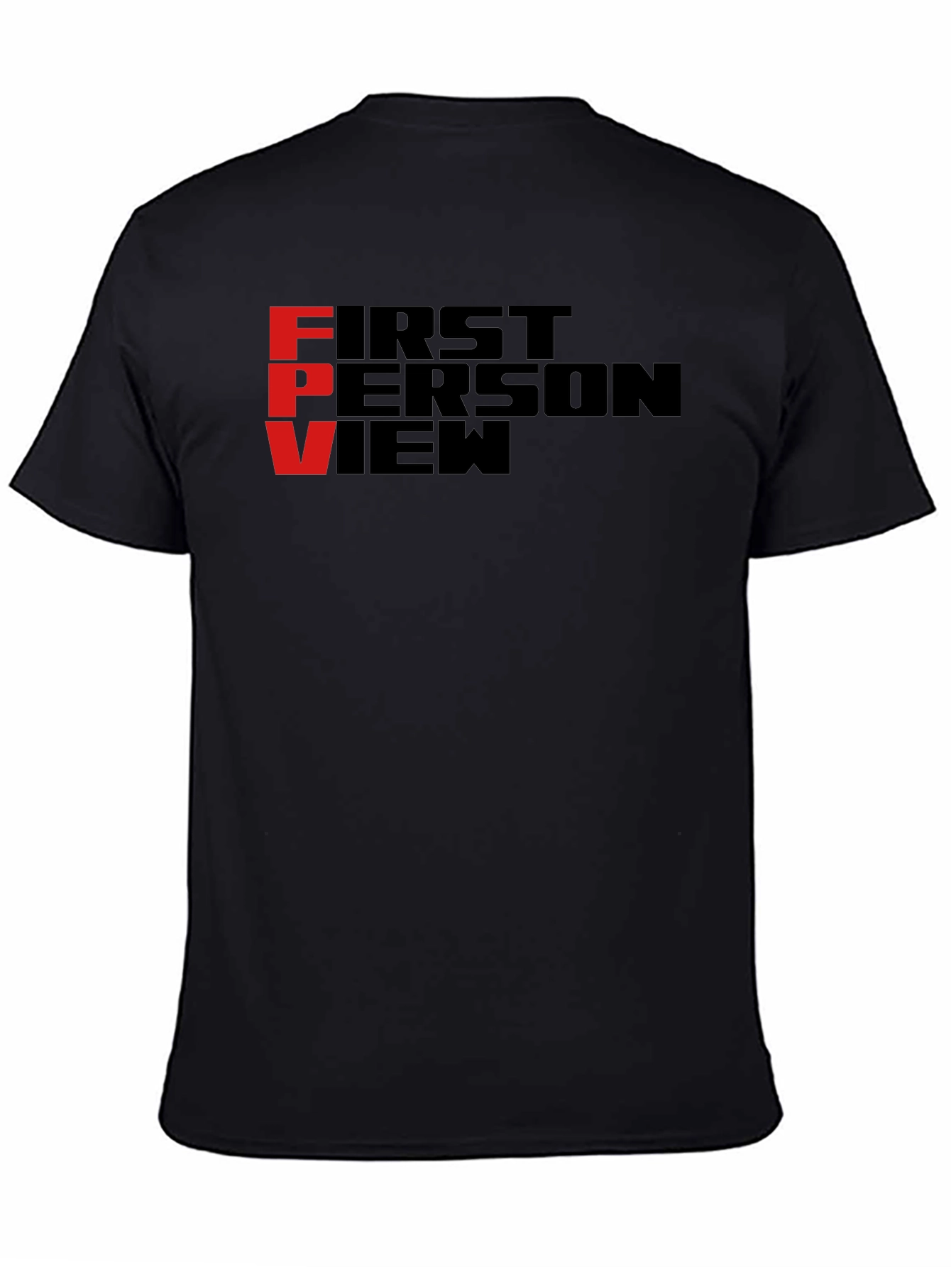FPV First Person View Black T-Shirt