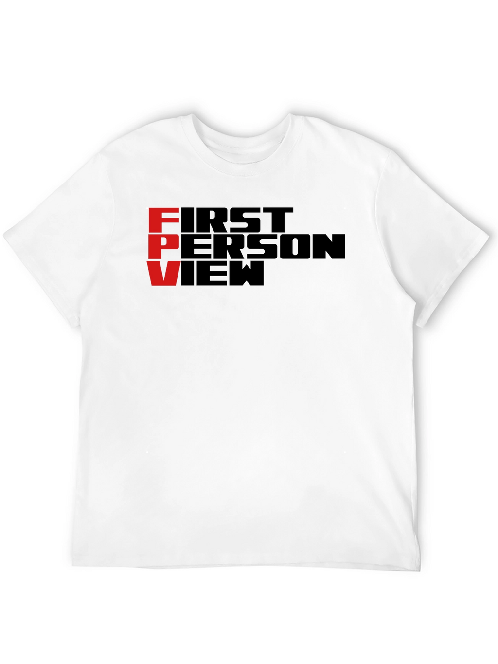 FPV First Person View Black T-Shirt