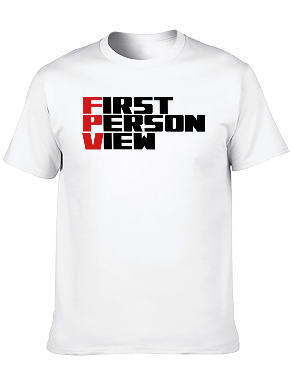 FPV First Person View Black T-Shirt