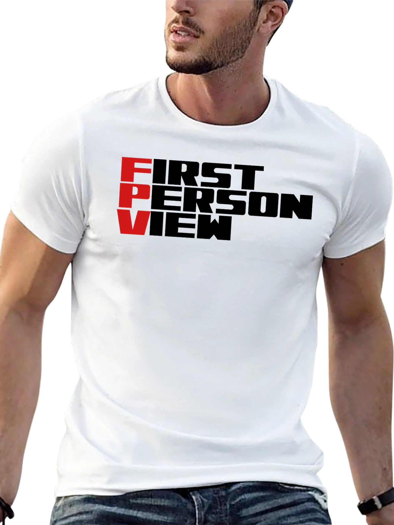 FPV First Person View Black T-Shirt