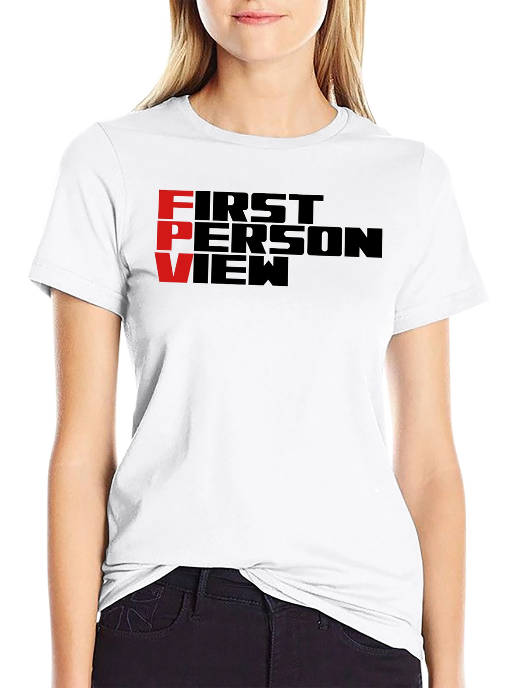 FPV First Person View Black T-Shirt