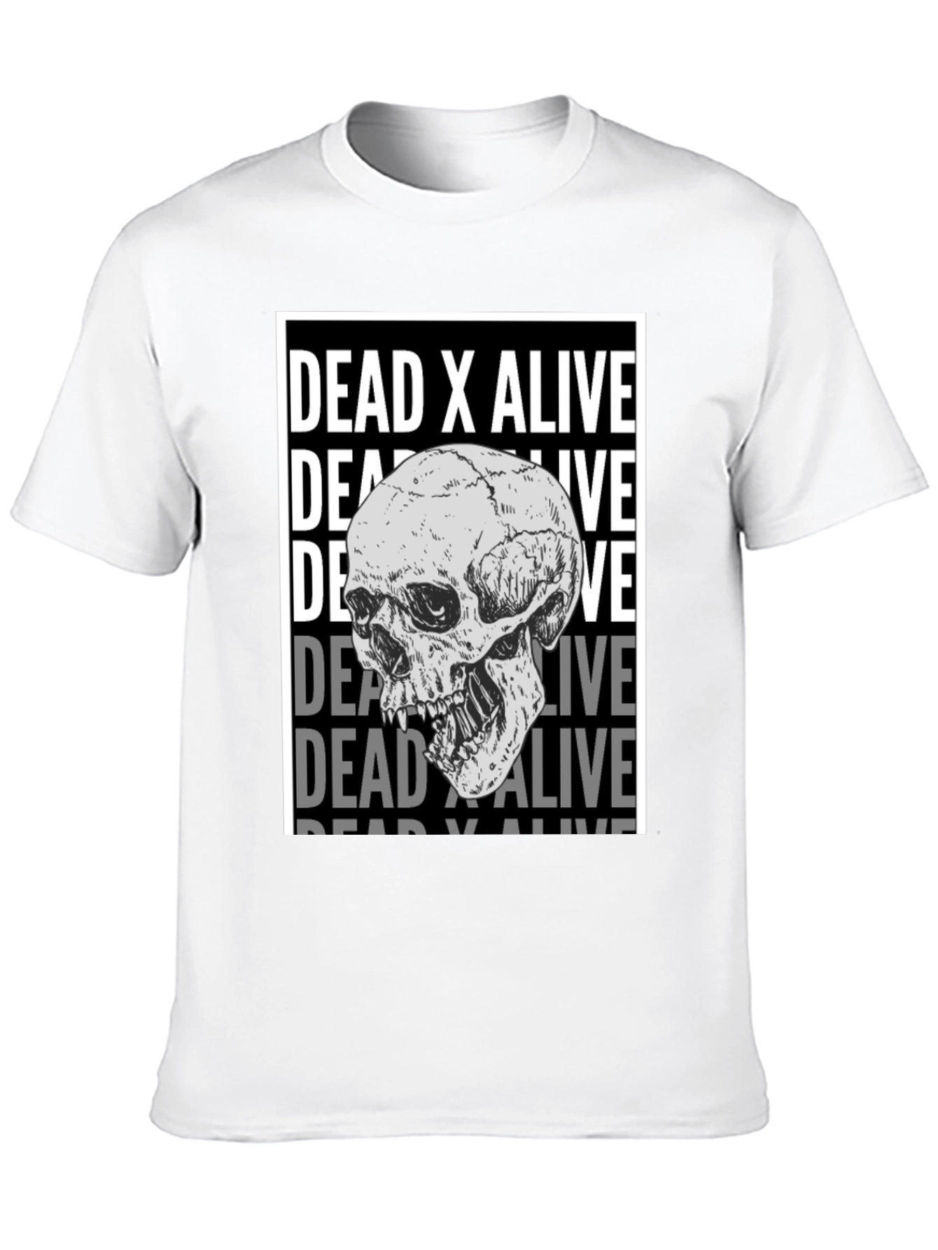 Dead X Alive Skull Graphic T-Shirt