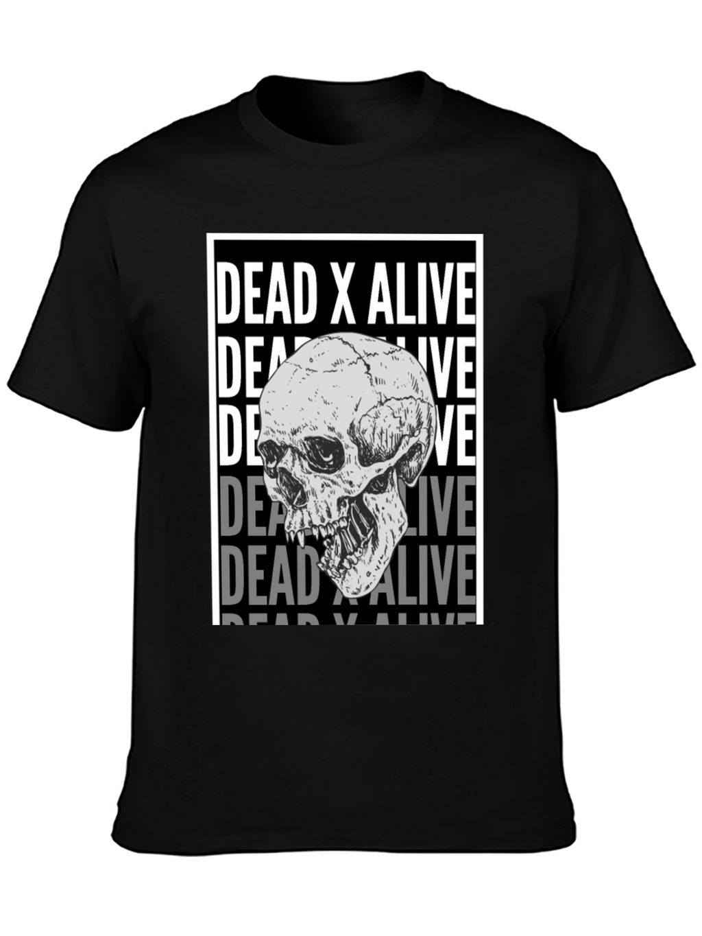 Dead X Alive Skull Graphic T-Shirt