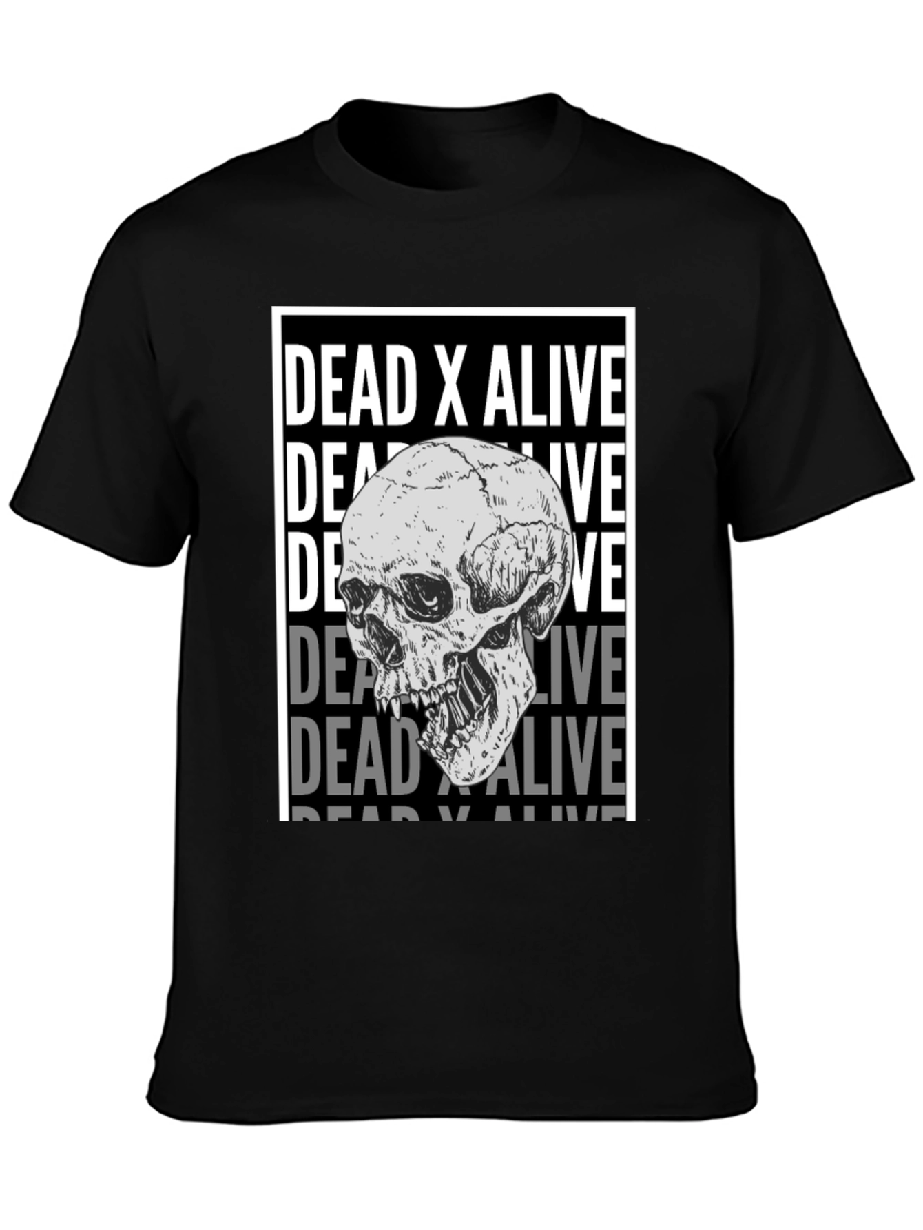 Dead X Alive Skull Graphic T-Shirt