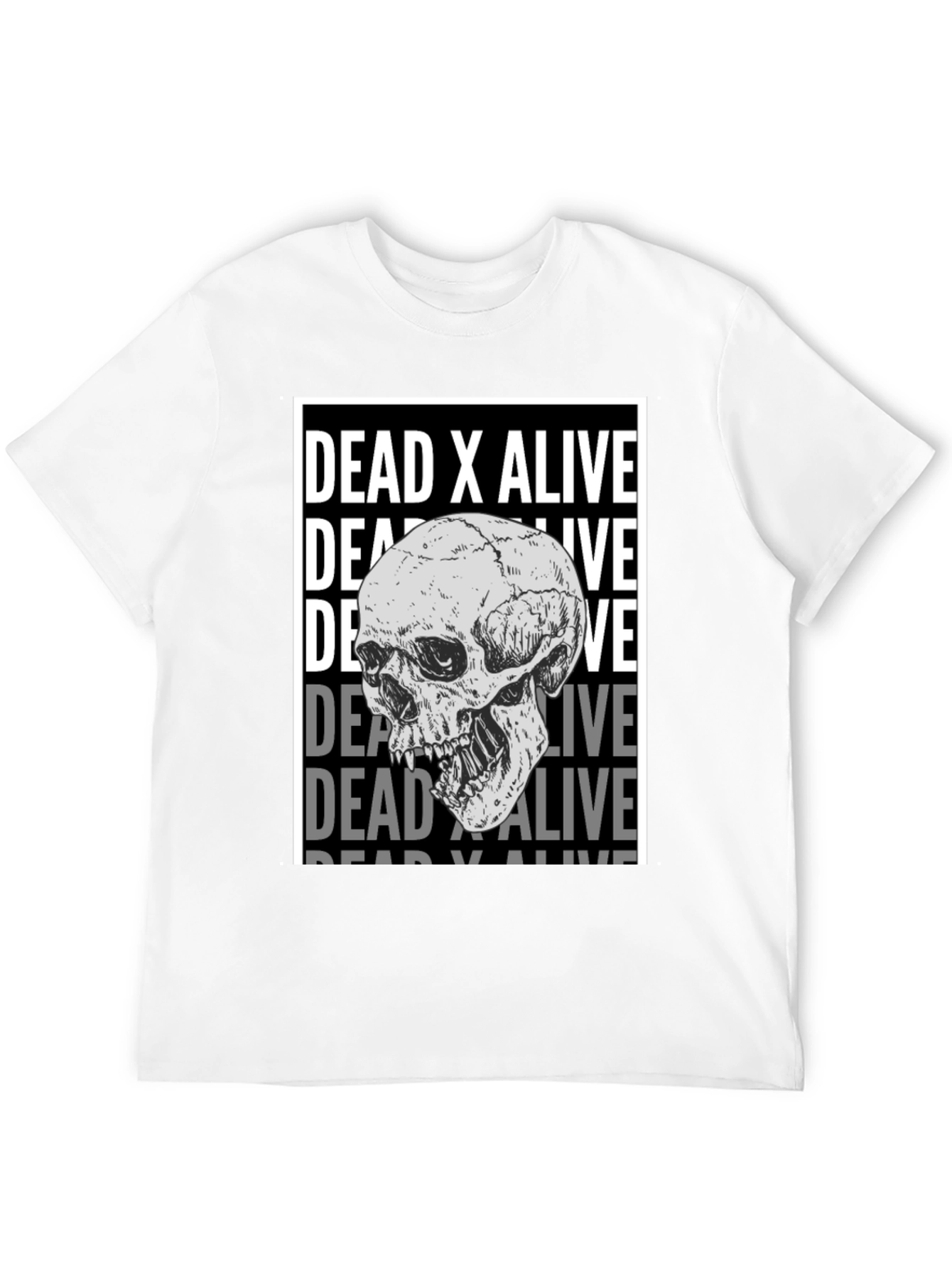 Dead X Alive Skull Graphic T-Shirt