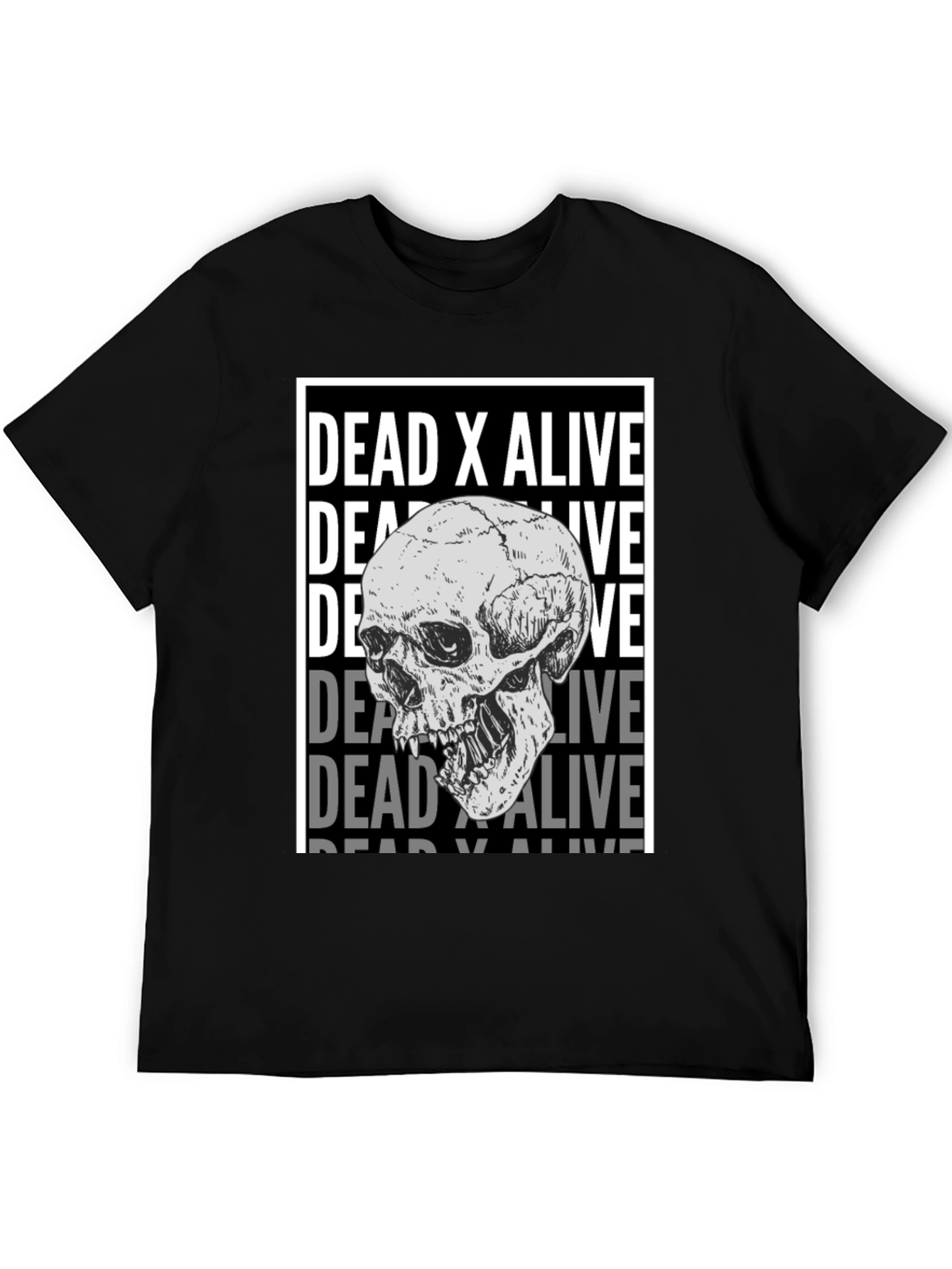 Dead X Alive Skull Graphic T-Shirt