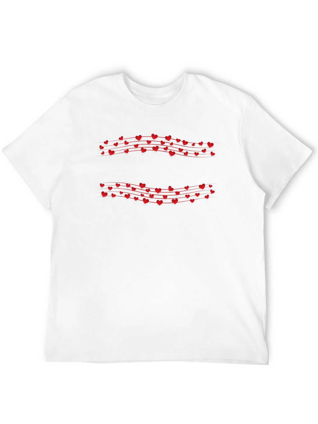 Heart String T-Shirt - Valentines Day Love Tee