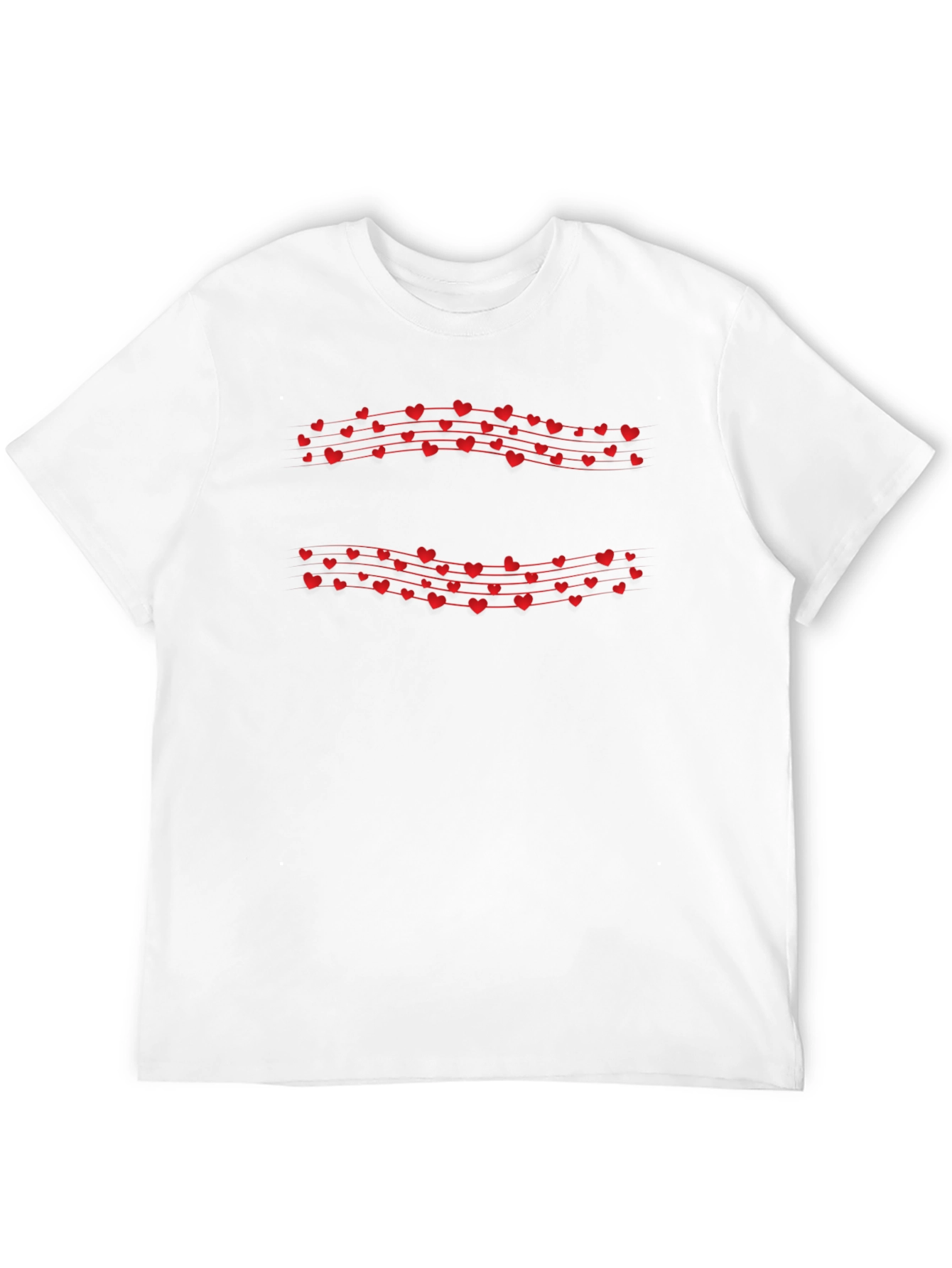 Heart String T-Shirt - Valentines Day Love Tee