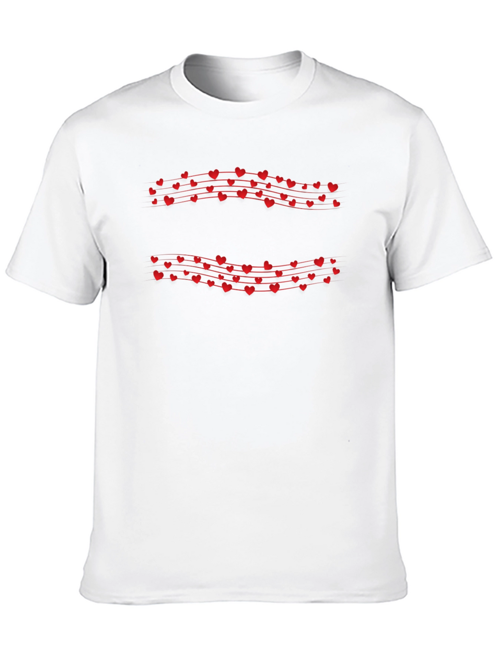 Heart String T-Shirt - Valentines Day Love Tee