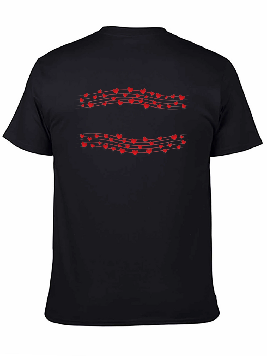 Heart String T-Shirt - Valentines Day Love Tee
