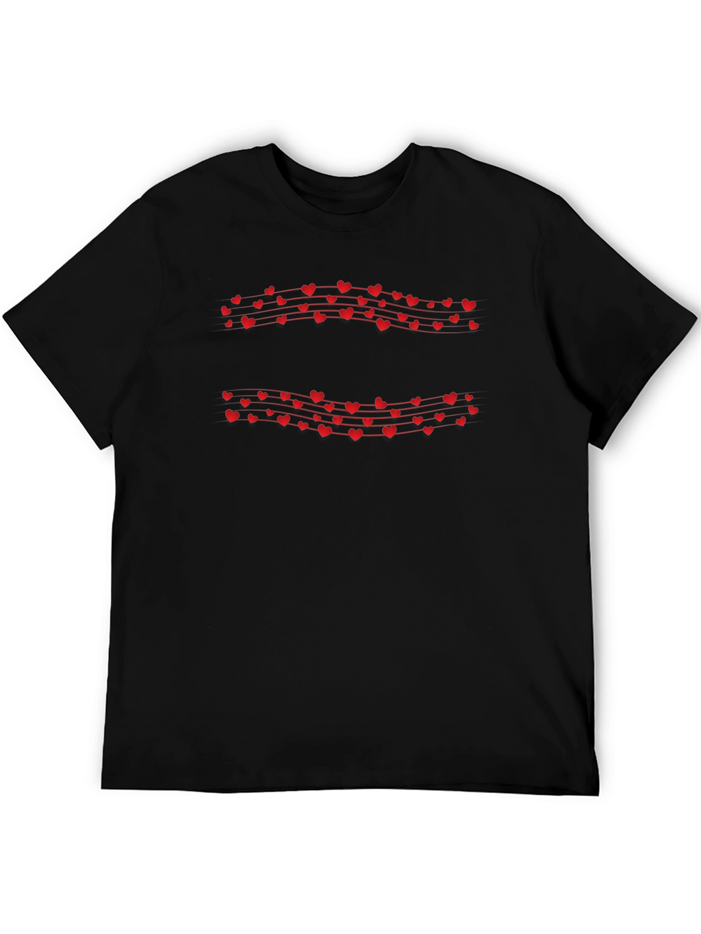 Heart String T-Shirt - Valentines Day Love Tee