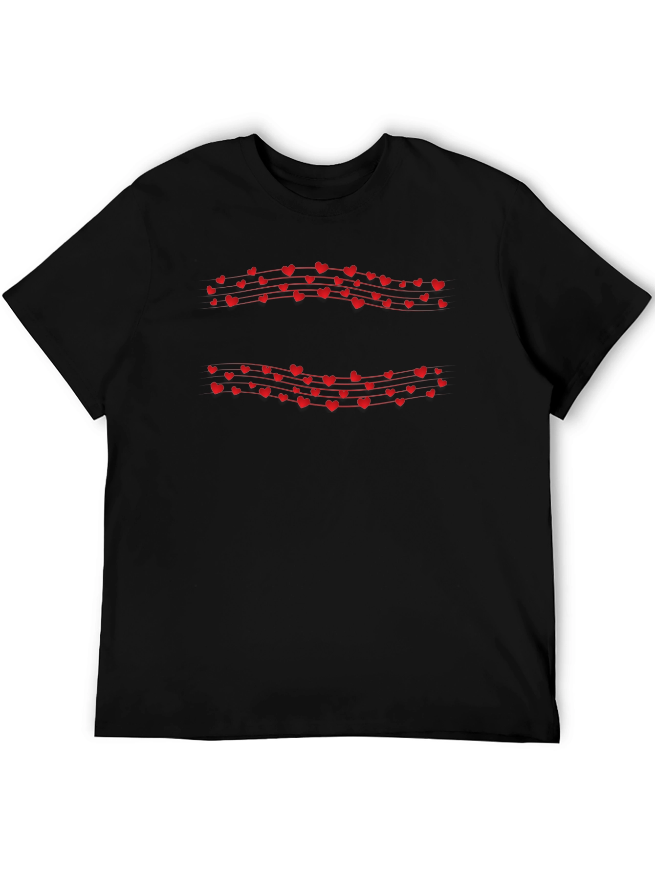 Heart String T-Shirt - Valentines Day Love Tee