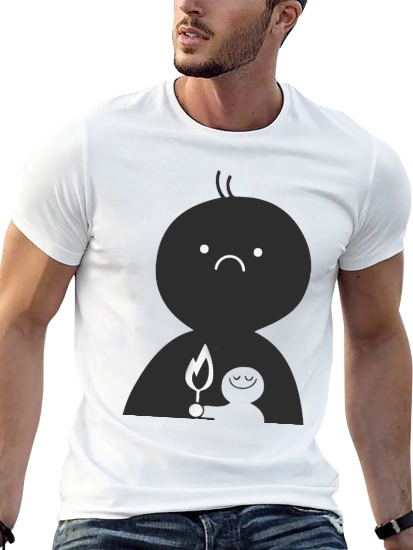 Emotional Light Black T-Shirt