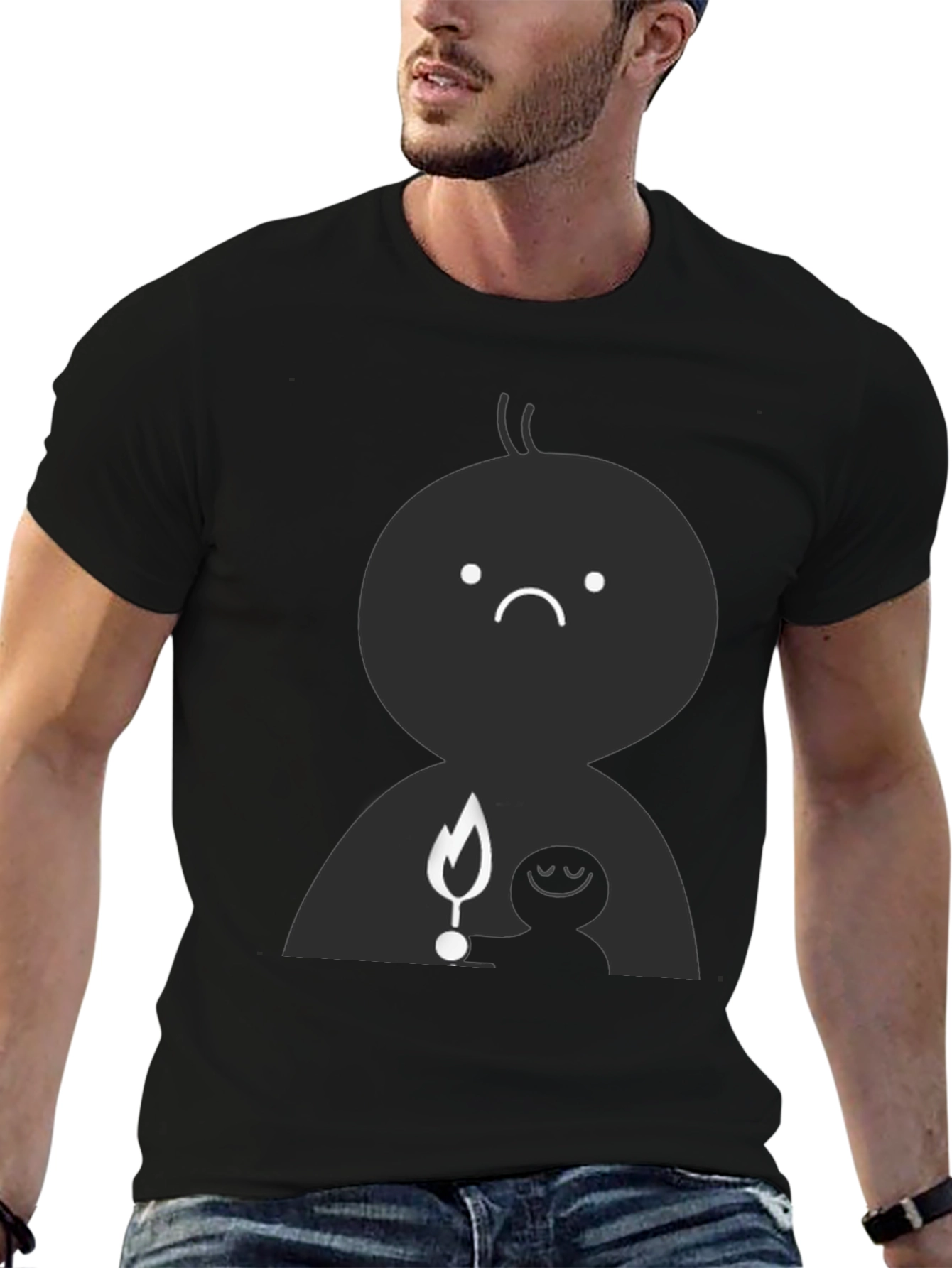 Emotional Light Black T-Shirt