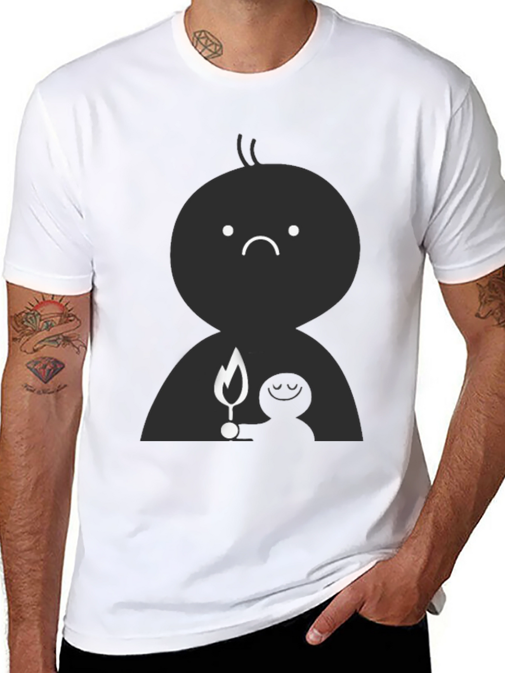 Emotional Light Black T-Shirt