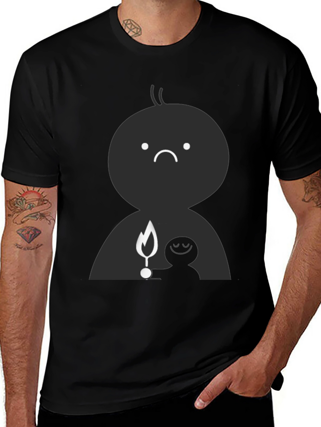 Emotional Light Black T-Shirt