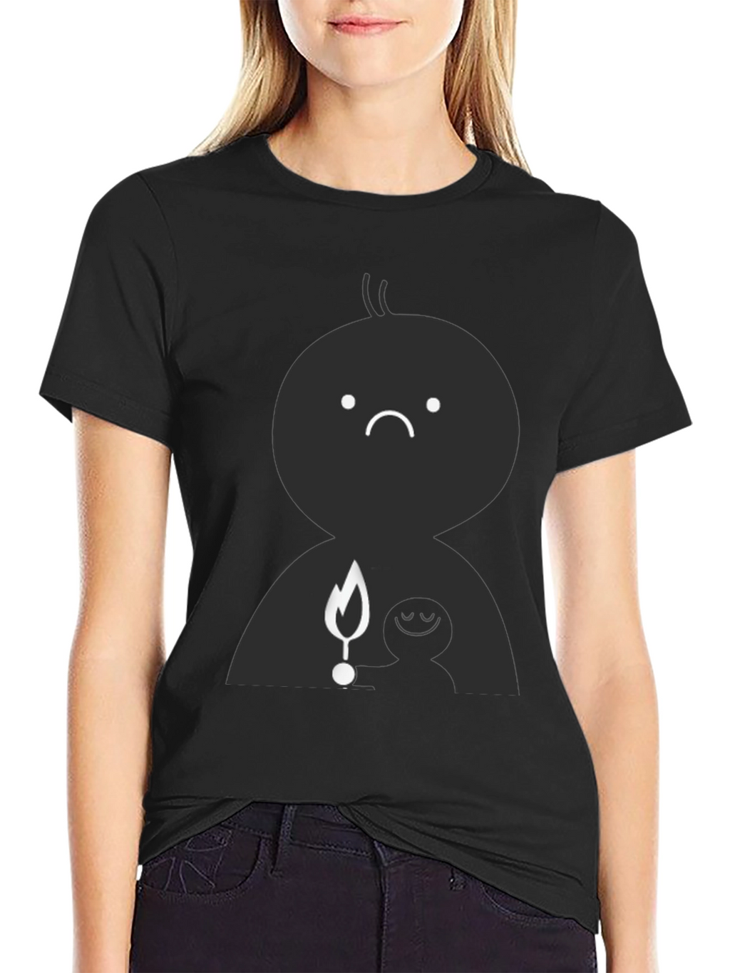 Emotional Light Black T-Shirt
