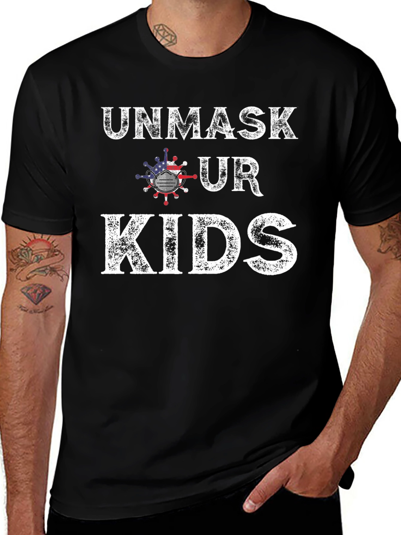 Unmask Our Kids Graphic T-Shirt