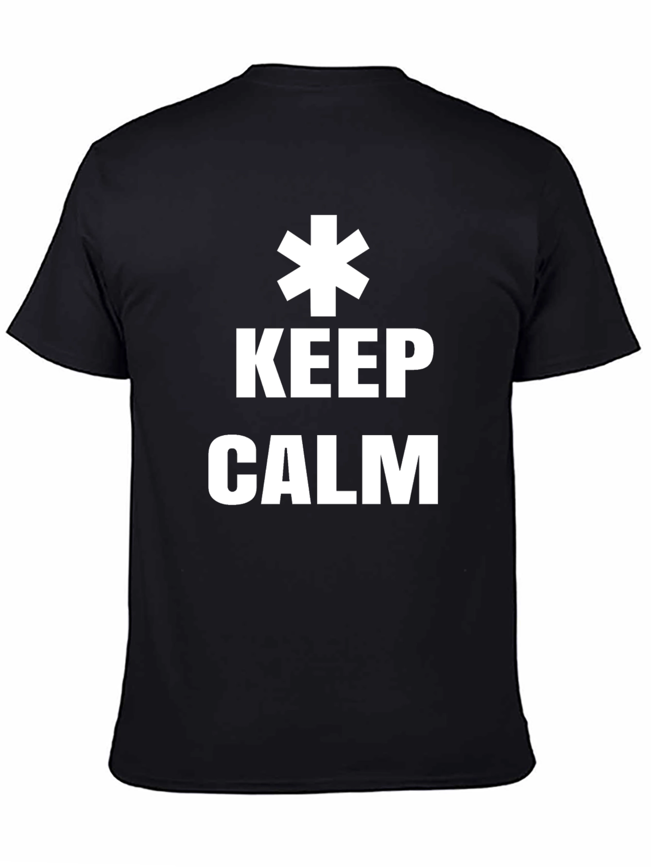 Keep Calm EMS Star T-Shirt - EMT Paramedic First Responder Tee