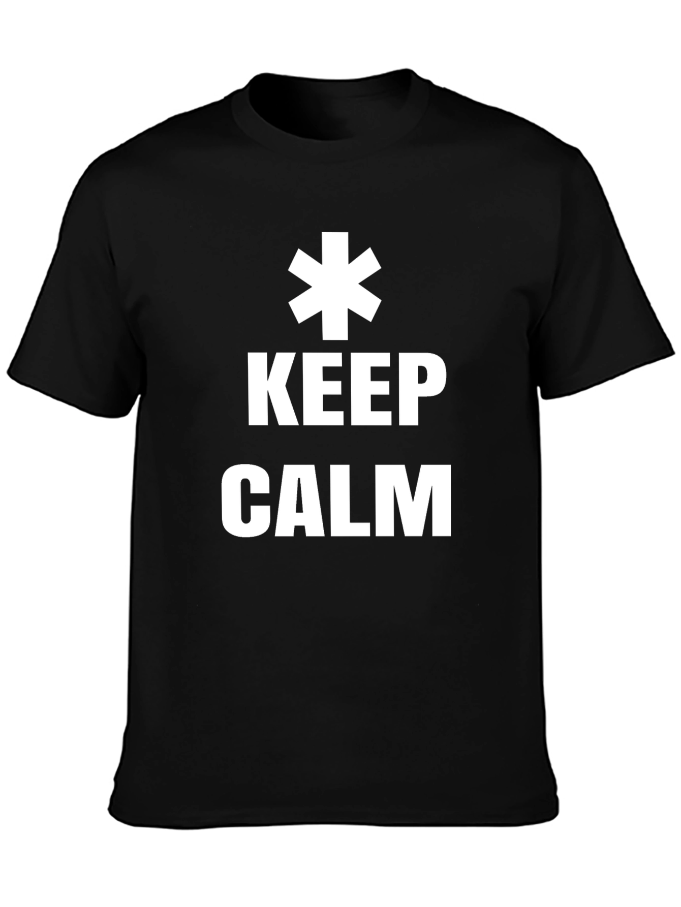 Keep Calm EMS Star T-Shirt - EMT Paramedic First Responder Tee