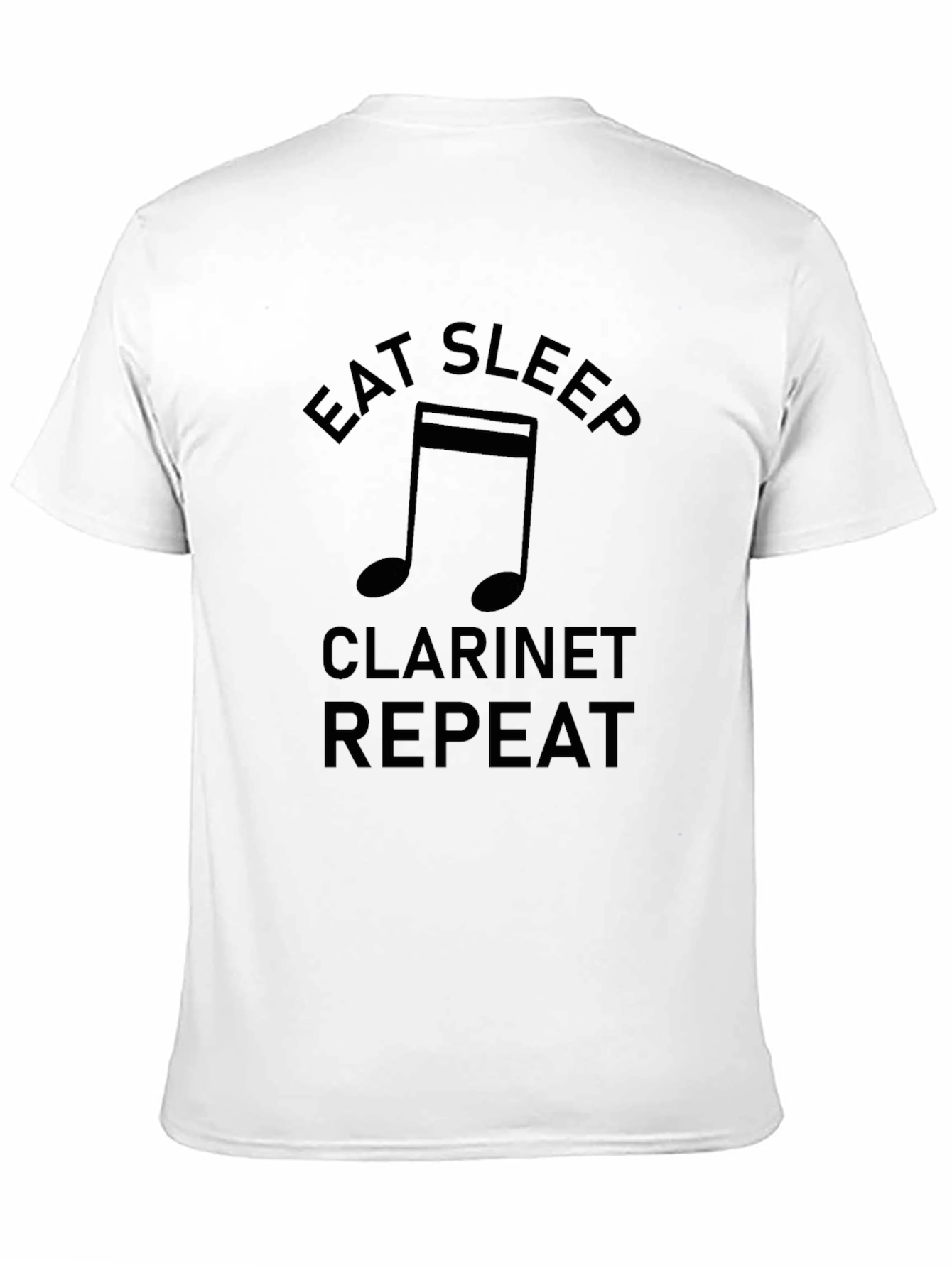 Eat Sleep Clarinet Repeat Black T-Shirt
